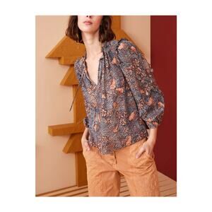 Ulla Johnson 'Manet' Brown Blouse Size 8